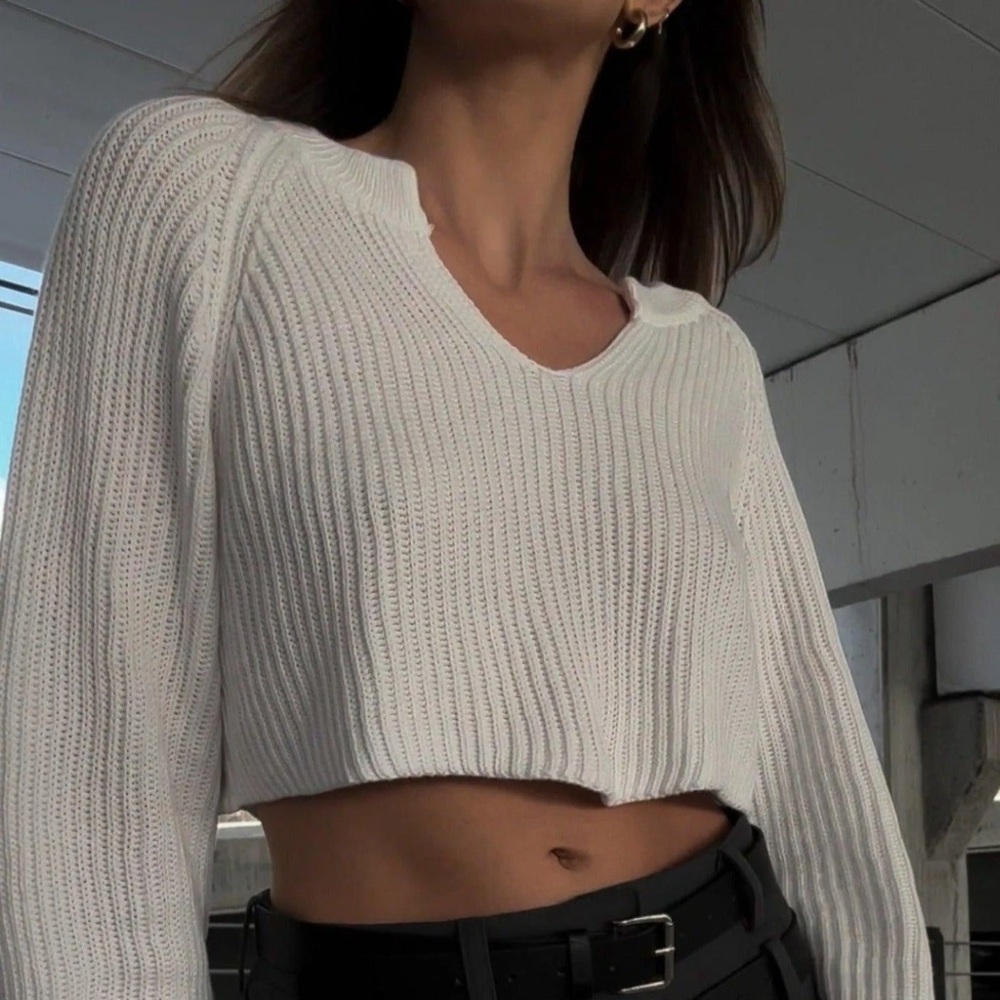 Cotton Candy LA Crop Sweater